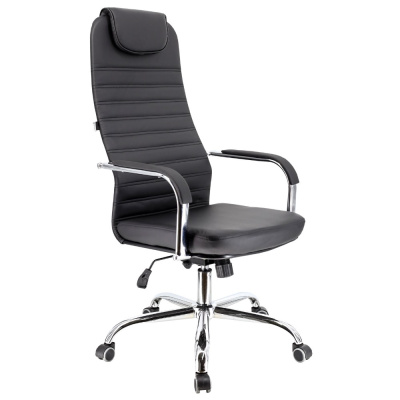 Кресло компьютерное EVERPROF EP-708, экокожа, металл, черный