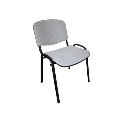 Стул офисный "Iso Black KNISA LIGHT GREY", ткань, металл, светло-серый