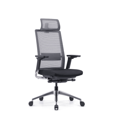 Кресло для руководителя SitZone "E-BA-001A", ткань, пластик, черный