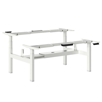 Каркас стола с электроприводом четырехмоторный AOKE, Well Desk Team, белый (AK2YJRT-ZB3)*2 WH