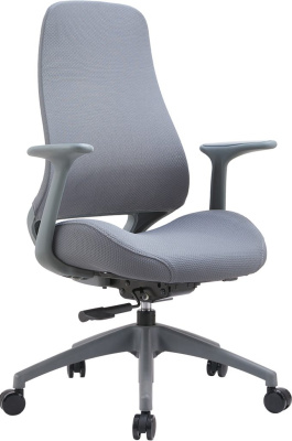 Кресло компьютерное EVERPROF Bug ткань, серый, крестов. пластик