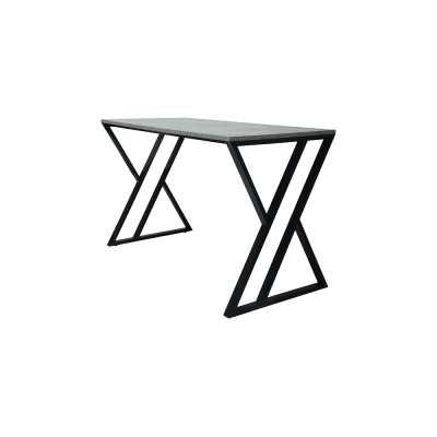 Стол письменный ALLERD GEON, черный муар, Бетон