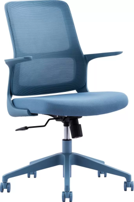 Кресло компьютерное EVERPROF Elf, сетка, синий