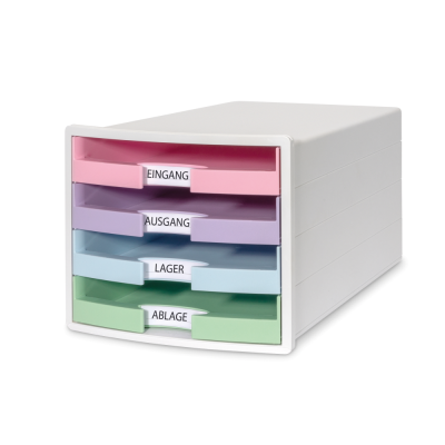 Блок из 4 лотков открытый Impuls, белый