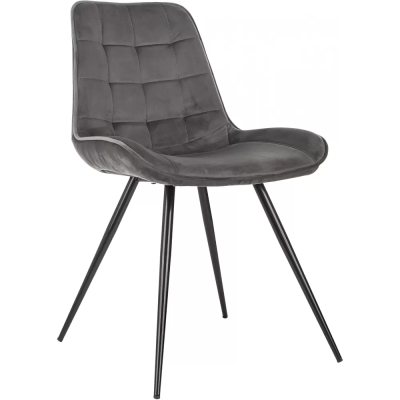 Стул Бюрократ "CH-K2", ткань, темно-серый, металл