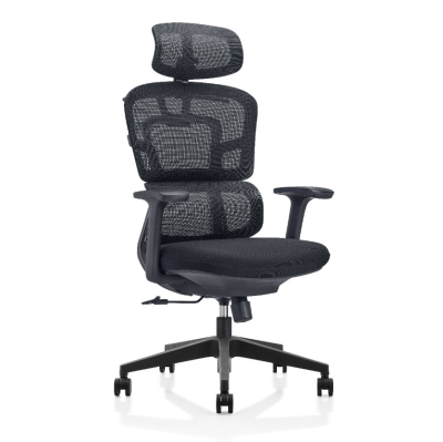 Кресло компьютерное SitZone U-062A сетка, пластик, черный, -30%
