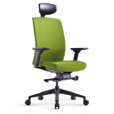 Кресло компьютерное Bestuhl J2, рама черная, зеленый