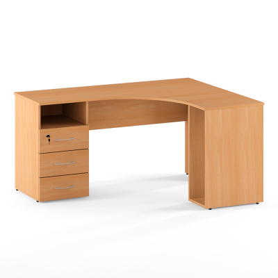 Стол компьютерный угловой Фабрика Славянская Столица С-086/1, бук