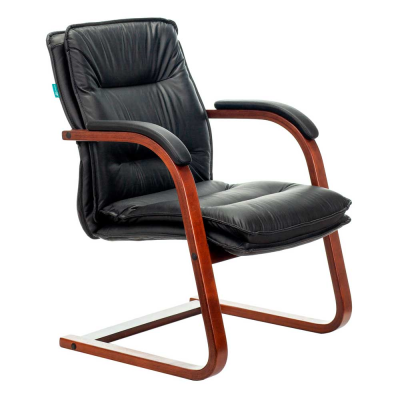 Стул Бюрократ T-9927WALNUT-AV, черный