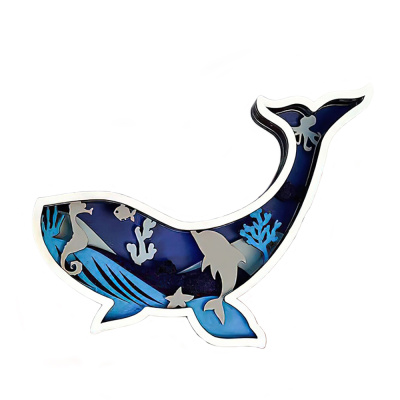 Деревянный набор для раскрашивания "Кит 3208" 3D, разноцветный