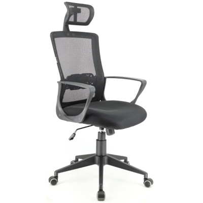 Кресло компьютерное EVERPROF EP 911, сетчатая ткань, пластик, черный