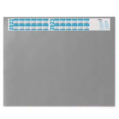 Бювар с календарем Durable, 52x65 см, темно-серый