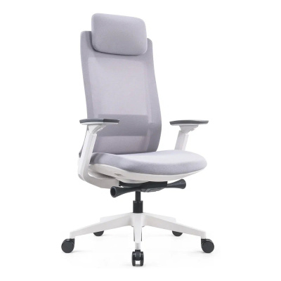 Кресло компьютерное SitZone E-VL002A-BS, сетка, ткань, пластик, серый