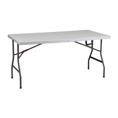 Стол складной 1520х760х740 мм, пластик, белый Стол складной 1520х760х740 мм, пластик, белый