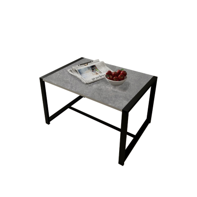 Стол журнальный ALLERD RION, черный муар, Бетон
