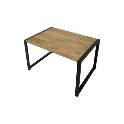 Стол журнальный ALLERD RION, черный муар, Дуб Нокс