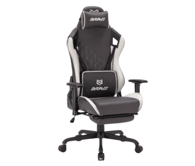 Кресло игровое BRAVE WS-2 Hulk Dark Grey иск.замша, коричневый, крестов. металл Кресло игровое BRAVE WS-2 Hulk Dark Grey иск.замша, коричневый, крестов. металл