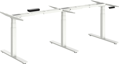 Каркас стола с электроприводом трехмоторный AOKE, Well Desk Idea, белый (AK3JYT-TYZF3-WH)