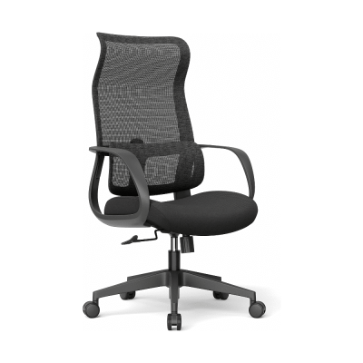 Компьютерное кресло SitZone CH-605A, сетка/ткань, черный