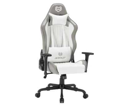 Кресло игровое BRAVE WS-4 Cronus White экокожа, белый, крестов. металл Кресло игровое BRAVE WS-4 Cronus White экокожа, белый, крестов. металл
