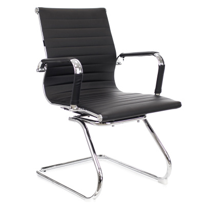 Кресло для посетителей Everprof Leo CF, черный