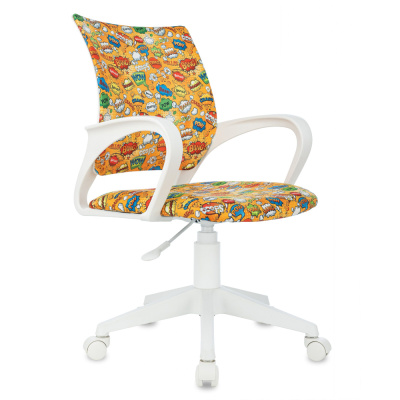 Детское компьютерное кресло Бюрократ BUROKIDS 1 W, оранжевый бэнг