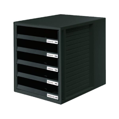 Открытый блок из 5-ти лотков Han, черный