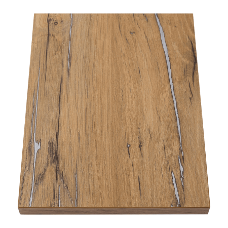 Стол письменный ALLERD RION, черный муар, дуб нокс