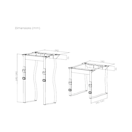 Держатель для системного блока Light, чёрный матовый