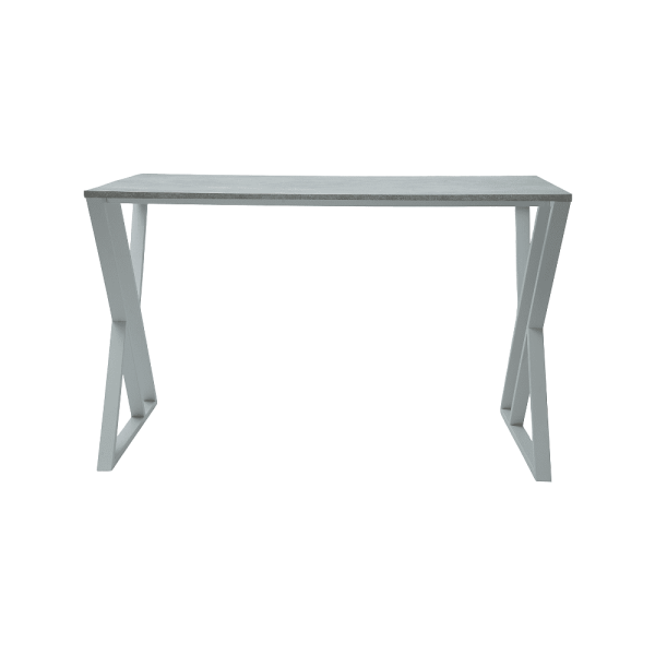 Стол письменный ALLERD GEON, белый муар, Бетон