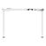 Стол с электроприводом WellDesk Prime, 1300x675х18 мм, белый, сосна аланд полярная
