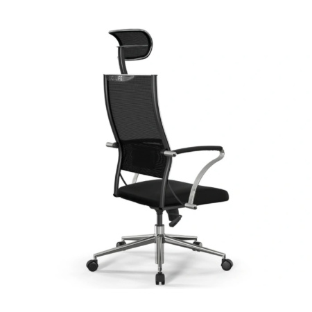 Кресло компьютерное ErgoLife Sit Air-180 B2-290K, ткань, сетка, черный