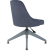 Кресло "Бюрократ CH-340GLZ", ткань, синий, каркас пластик, корпус серый