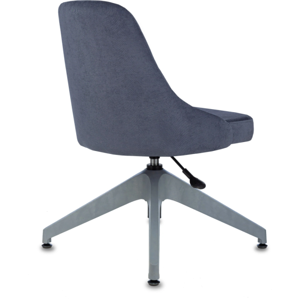 Кресло "Бюрократ CH-340GLZ", ткань, синий, каркас пластик, корпус серый