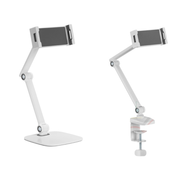 Крепление для планшета (смартфона) Tablet Clamp, белый матовый