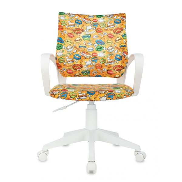 Детское компьютерное кресло Бюрократ BUROKIDS 1 W, оранжевый бэнг