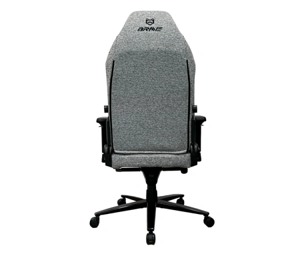 Кресло игровое BRAVE AF-2 Troll Grey ткань, серый, крестов. металл