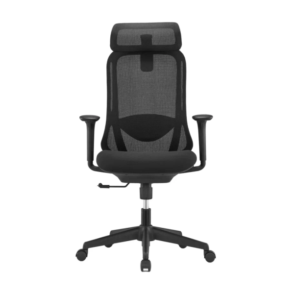 Кресло компьютерное SitZone U-090A, сетка, ткань, пластик, черный, -30%
