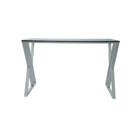 Стол письменный ALLERD GEON, белый муар, Металл Бруклин