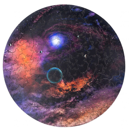 Пазл деревянный "Universe", разноцветный