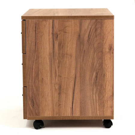 Тумба Millwood офисная подкатная, 465x450 мм, дуб табачный крафт Тумба Millwood офисная подкатная, 465x450 мм, дуб табачный крафт