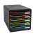 Блок из 5 лотков закрытый Exacompta BlackOffice Big Box Plus, черный Блок из 5 лотков закрытый Exacompta BlackOffice Big Box Plus, черный