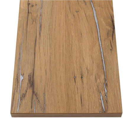 Стеллаж ALLERD RION, белый муар, 675х300х1500, Дуб Нокс