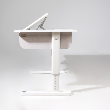 Комплект Ergosmart ученический Caravel S: стол регулируемый Caravel S, полка с подставкой для книг Wooden space S