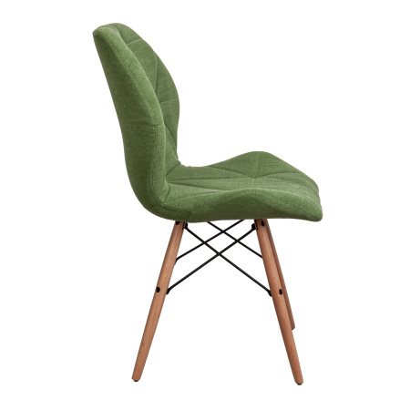 Стул AksHome RIO, ткань, зеленый