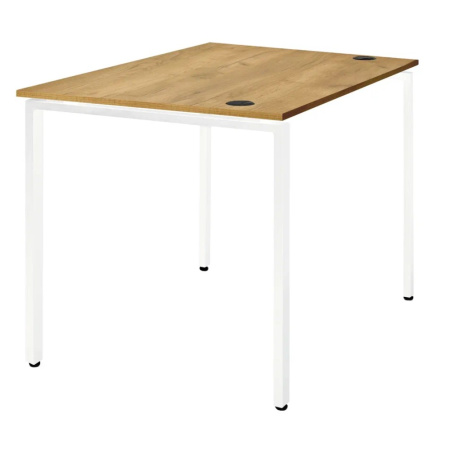 Стол письменный Millwood Лофт Сиэтл (ДТ-5), 1600х700 мм, дуб золотой крафт, белый
