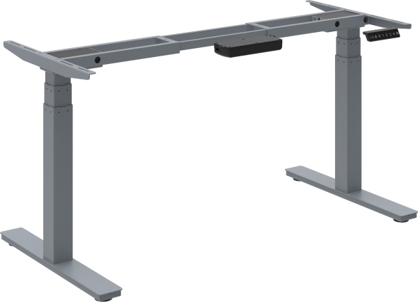Каркас стола с электроприводом двухмоторный AOKE, Well Desk Flagman, серый (AK02YJYT-TYZF3-A.SL)
