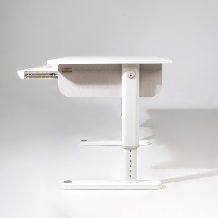 Комплект Ergosmart ученический Caravel S: стол регулируемый Caravel S, полка с подставкой для книг Wooden space S