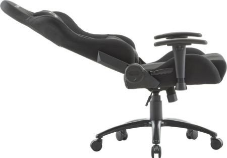 Кресло игровое EVERPROF Ghost ткань, черный, крестов. металл