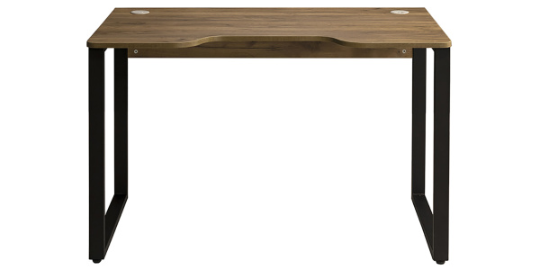 Стол компьютерный геймерский Лофт Гонконг, черный, табачный крафт